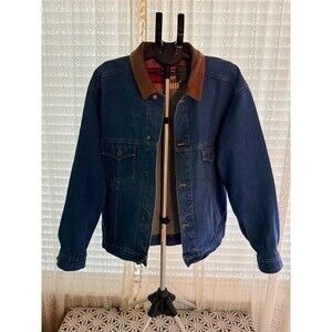 Marlboro Country Store Denim Button Up Jacket XL